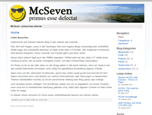 Tablet Screenshot of mcseven.me